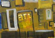 Cafe Kunst 21 x 15 cm , Acryl