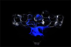 Schwebende Wasserperlen - Effektfotografie